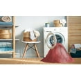 thumbnail image 2 of Ahgly Company Machine Washable Indoor Square Transitional Red Area Rugs, 5' Square, 2 of 7