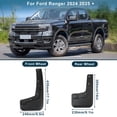 thumbnail image 4 of Guardabarros Splash para Ford Ranger 2024 2025 (No para Raptor) Guardabarros Pre-perforados, 4 of 7