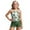 Green, variant on lnmuld Kids Swimsuits Girls Two Piece Sun Protective Swimsuits Rash Guard and Shorts Set for Beach Pool Water Activities Size:7-8 Years
