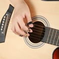 thumbnail image 5 of Púas de guitarra de acero inoxidable Plateado Pequeño 3uds Unique Bargains, 5 of 5