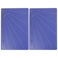 thumbnail image 1 of BRIGHTFUFU 2pcs Working Pad Mat Blue Straight Line Cutting Without Ruler for Crafting, 1 of 8