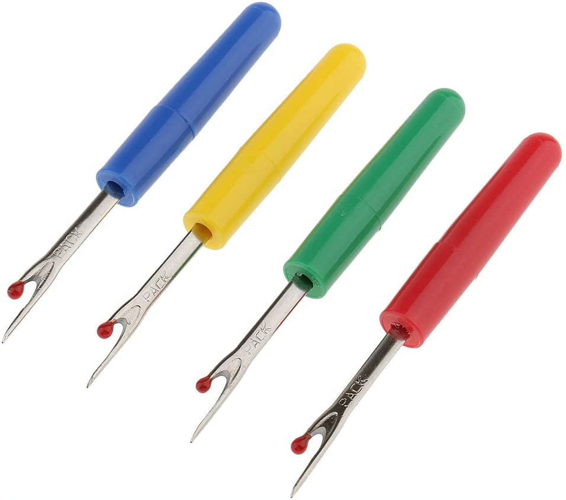 4 Pcs Stitch Remover With Plastic Handle Craft Thread Cutter Cross Seam  Ripper Pointed Thread Remover DIY Needlework Sewing Tool - AliExpress