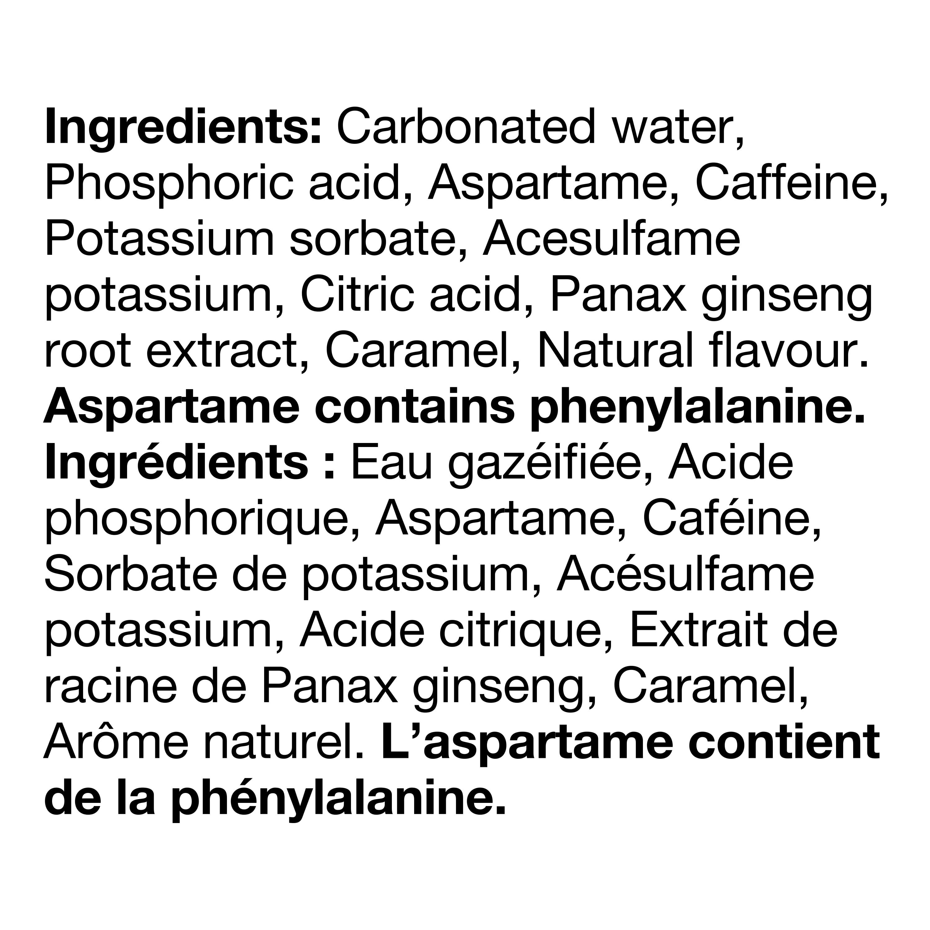 Pepsi Cola Zéro Sucre 8 x 355 mL, Bouteilles 8x355mL