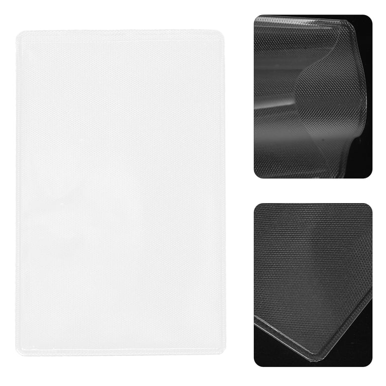 clear credit card sleeves for wallets valonic set of 6 RFID blocking - transparent front, Protector sleeve wallet Heavy duty photo id holder long secretary wallet inserts flap has 6 card slots and can hold up to 6 credit cards 5pcs Clear Hard Plastic Card