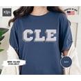 thumbnail image 1 of Cleveland T-SHIRT de Baseball, T-SHIRT Rétro Guardians, T-SHIRT de Sport Rétro Cleveland, - comme sur l'Image - TG, 1 of 4