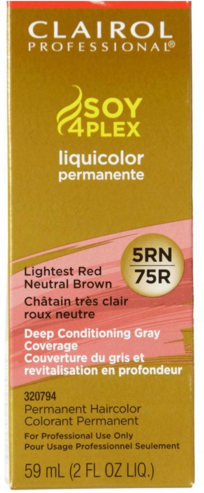 Clairol Professional Soy 4 Plex Liquicolor Permanent, Lightest Red ...