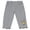 Grey, variant on Girls Capri Leggings with Patch Detail, Soft Stretchy Ruffle Hem Summer Casual & Play Outfit,2-3 Years