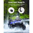 thumbnail image 3 of KEMIMOTO UTV Windshield Pre-installed Rubber Strips, Compatible with Polaris RZR 800 / RZR 570 / XP 900 2008-2020 UTV Front Full Windshield UV Resistance PC Clear Vsion Window, 3 of 9