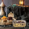 thumbnail image 5 of Ramadan Decorations for Home, Ramadan Tray 7.20x3.54x3.54in Oval Castle Black Iron Serving Tray with Lid Decorations for Home Table Party(wwx), 5 of 7