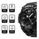 thumbnail image 2 of Reloj Digital y Análogo, Deportivo y Militar, 4 Pantallas, Retroiluminación, Resistente al Agua, con Cronómetro, Temporizador, Alarma y Fecha, Modelo 1155B,, 2 of 8