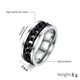 thumbnail image 3 of Anillo antiestrés con función abrebotellas Acero inoxidable Negro, 3 of 4