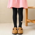 thumbnail image 6 of Gamivast Girls Gray Ribbed Tights Bow Accent Soft Stretch Footed Stockings Full Length Knit Pantyhose for Dress Casual School Outfits, 6 of 7