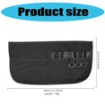 thumbnail image 5 of Water Resistant Waist Apron Service Apron with Pocket Beauty Salon Apron Hair Styling Apron with Adjustable Waistband, 5 of 20