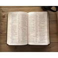 thumbnail image 5 of NLT Thinline Center-Column Reference Bible  Filament-Enabled-Black Genuine Leather Indexed, 5 of 8