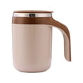 thumbnail image 3 of Taza de café automezcladora automática multiusos portátil con agitador automático Rosa, 3 of 9