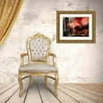 thumbnail image 3 of BRAUN Studio 32x25 Gold Ornate Wood Framed with Double Matting Museum Art Print Titled - New York Fireworks, 3 of 4