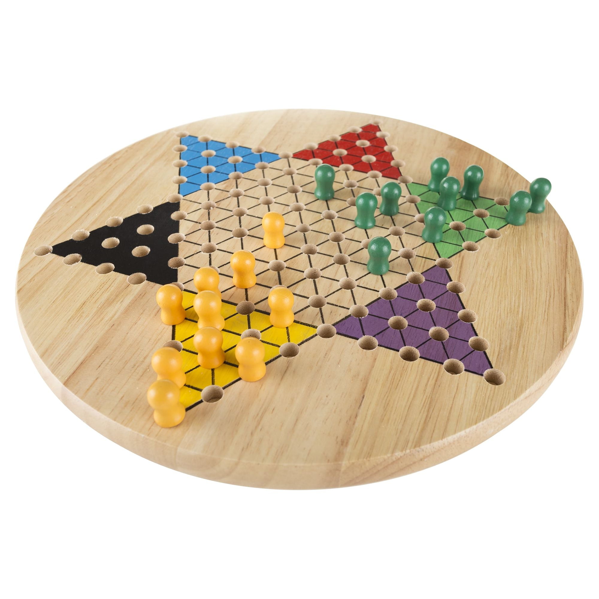 Chinese Checkers Game Set, Game for Adults, Boys and Girls by Hey! Play!