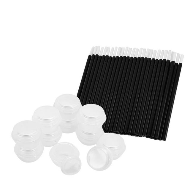 50x varita de brillo desechable lápiz cepillo de bios aplicador desechable herramientas de maquilje viales de contenedor tran Zulema Aplicador de maquillaje de belleza