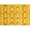 thumbnail image 1 of Ahgly Company Indoor Rectangle Oriental Yellow Modern Area Rugs, 2' x 4', 1 of 4