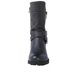 thumbnail image 3 of Women Wide Mid Calf Zipper Buckle Biker Boots ShoesTag 41, 3 of 4