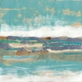 thumbnail image 2 of Goldberger, Jennifer 12x12 Black Ornate Wood Framed with Double Matting Museum Art Print Titled - Letters from the Sea II, 2 of 4