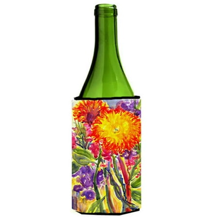 

Carolines Treasures 6077LITERK Flower - Aster Wine Bottle Hugger - 24 oz.