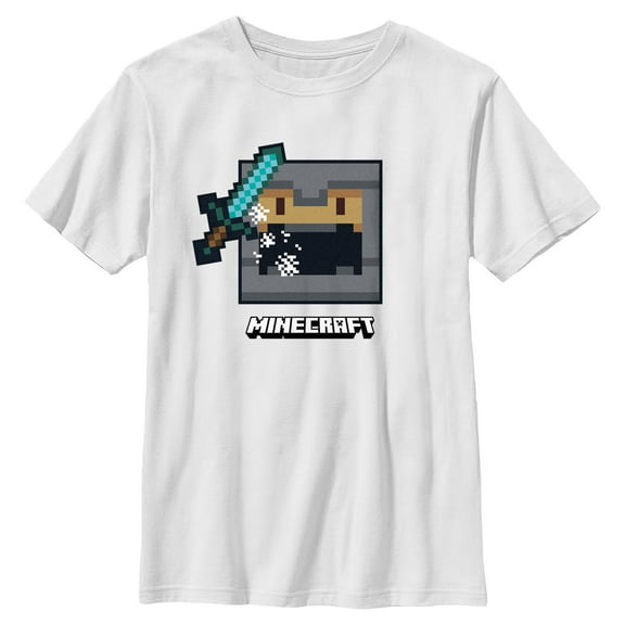 Boys Minecraft Fight Ready T Shirt