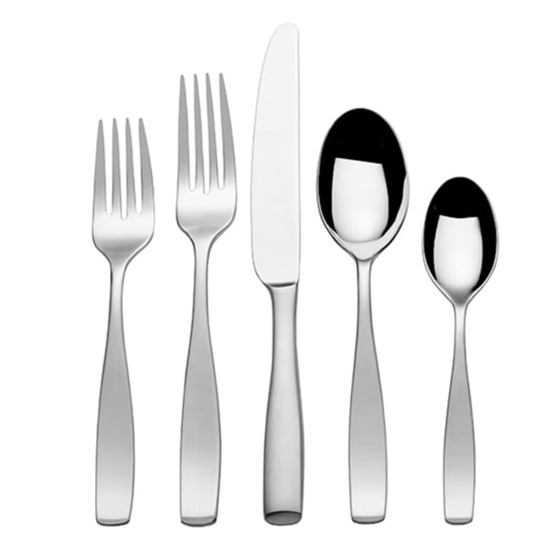 Juego de cubiertos Mikasa Satin Loft, 65 piezas, acero inoxidable 18/10