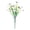 White, variant on Weloille 7 Stalks Artificial Pansy Flower Bouquet, Lifelike Colorful Fake Pansy Spray, UV Resistant Faux Floral Stalk, for Outdoor Garden Porch Window Box Home Wedding Wreath Decor