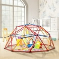 thumbnail image 4 of NYEEKOY Steel Frame Monkey Playground Climber, Red Yellow Blue, 82.3 x 79.6 x 41.3 in, 46.3 lbs, 4 of 7