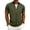 Dark Green, variant on Wrtxtat Men's Short Sleeve Jacket Zip-Up Coat Summer Golf Cycling Hiking Outerwear Baseball Batting Practice Jerseys Blue S