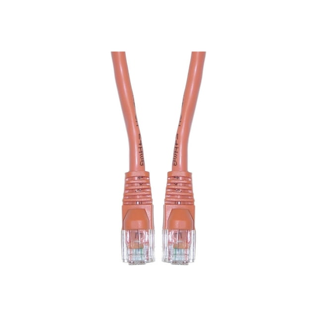 CableWholesale.com - Crossover cable - RJ-45 (M) to RJ-45 (M) - 5 ft - UTP - CAT 5e - molded, stranded - orange