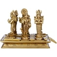 thumbnail image 3 of 6 Inch Navagraha Nine Planets Deities Brass Statues - Planetary Deities Set, 3 of 4