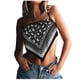 thumbnail image 1 of Corbata con estampado personalizado para mujer, camisola de satén negro, Tops, chaleco con tirantes Pompotops  lopia995209, 1 of 5
