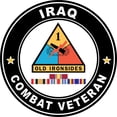 thumbnail image 1 of 3.8 Inch 1st Armored Iraq Campaign with ribbons, 1 of 1