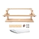 thumbnail image 1 of Soporte de madera para proyectos de bordado de punto giratorio - Accesorios de mesa multifunción, 1 of 9