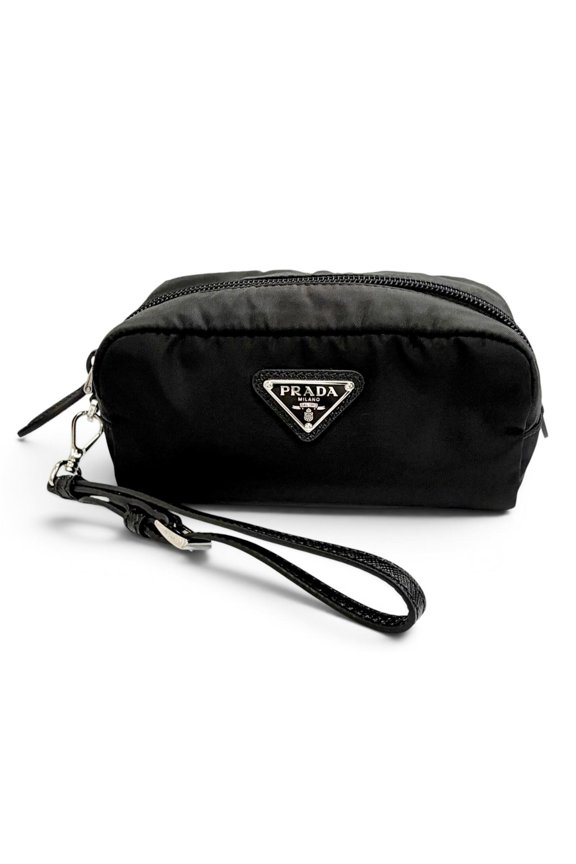 Pre-Owned PRADA 1NS175 Vera Re-Nylon Mini Pouch Small Current Model Triangle Logo Plate...