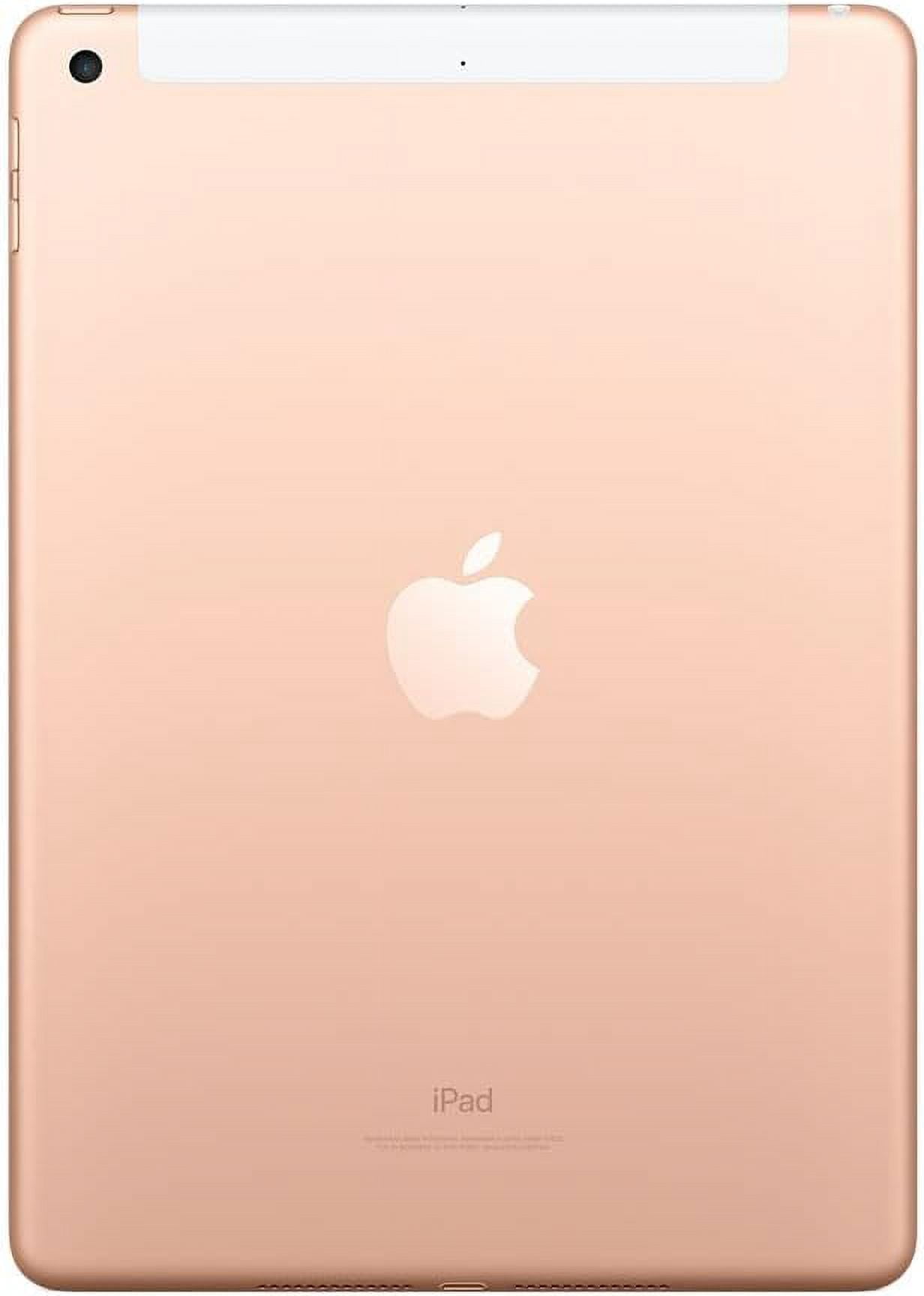 Restored Apple iPad 6th Generation, 128GB, 9.7", WiFi + 4G Unlocked All Carriers - Gold (Refurbished)