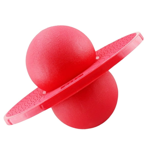 Jumping Ball Funny Kids Sports Toy Practical Exercise Ball Sports Accessory Sensory Training Equipment for Outdoor (Red)