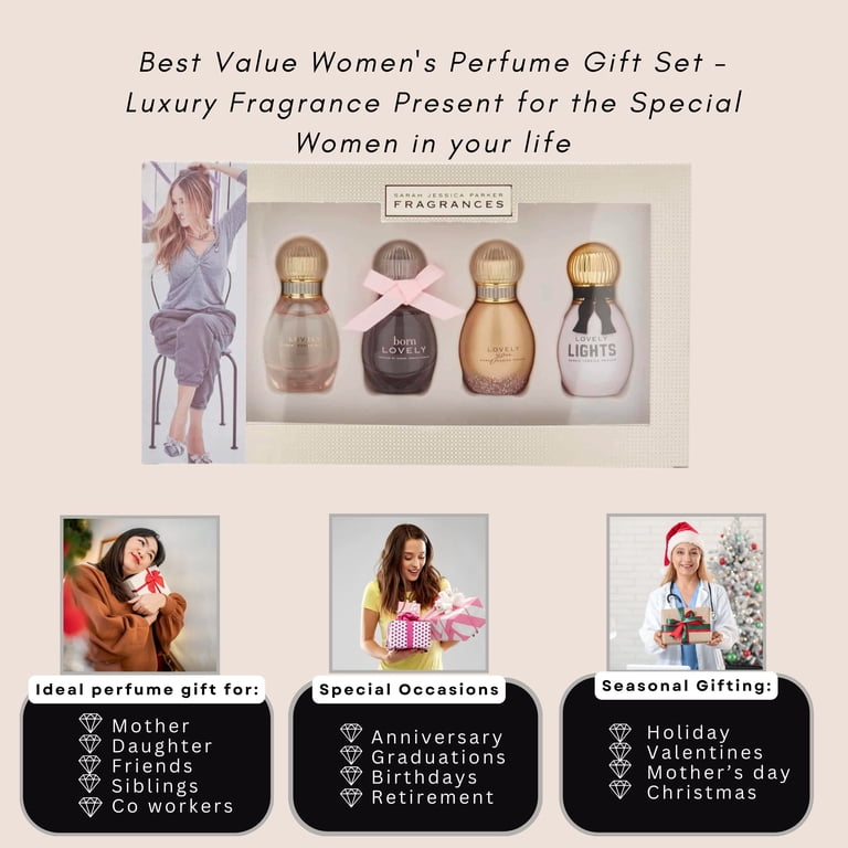 Sarah Jessica Parker Lovely Perfume Gift Set, Mini Splashes