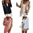 thumbnail image 7 of New Urban Casual Suit Lead Long-sleeved One-capped Cardigan Ladies Slim Small Suit Jacket, 7 of 7