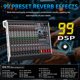 thumbnail image 3 of Mezclador de audio MIZISNR de 12 canales con 99 efectos DSP, Bluetooth, 3 of 7