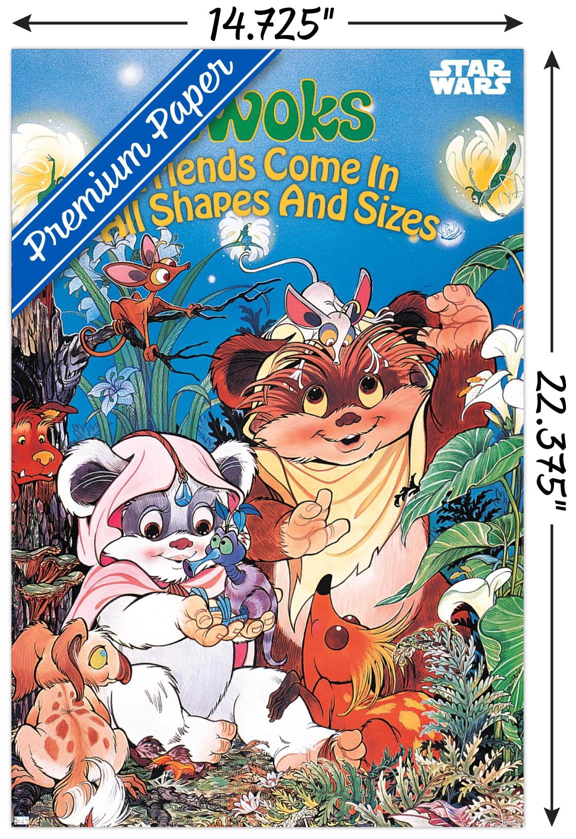 Star Wars: Ewoks - Friends Wall Poster, 14.725" x 22.375"