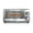 4 Slice, variant on Four-piece oven, compact countertop appliance, with baking tray, metal rack, adjustable timer and temperature control, black.