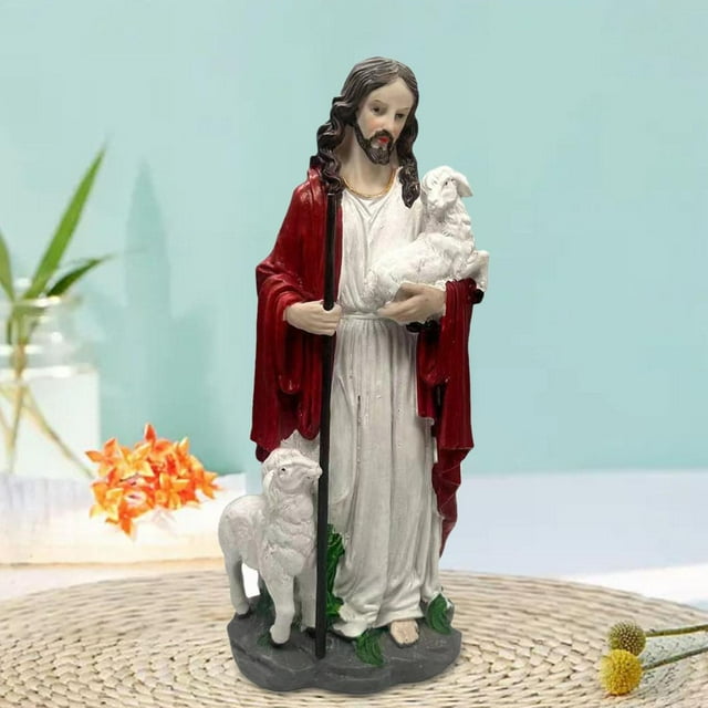 Estatuilla religiosa Hugo Decoración Artesanía figura religiosa 12.5 cm x 10 cm x 30 cm