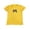 ZZ04-Yellow, variant on Quealent Girls Soft Short Sleeve T-Shirt Kids Crewneck Curved Hem Summer Top Stretchy Basic Tee (Yellow, 1-2 Years)