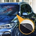 thumbnail image 3 of Windshield Sun Shade for Cars, 55"x27.6" Foldable Car Sun Shade with Aluminum Foil Bubble Heat Insulation, UV Protection for Sedan/SUV/Truck,Lion, 3 of 8