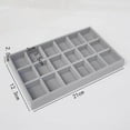 thumbnail image 4 of 4 Pieces Jewelry Trays Organizer Insert Divider for case Box Gift Watch Necklace Grey, 4 of 9