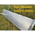 thumbnail image 4 of 96 Inch 8 Ft Welded Aluminum Sheep & Goat V Trough Feeder with Anchors USA Made, 4 of 7