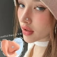 thumbnail image 4 of L Shape Nose Ring 0.8mm Steel 3mm Ball 7mm Length Unisex 1 Piece, 4 of 5